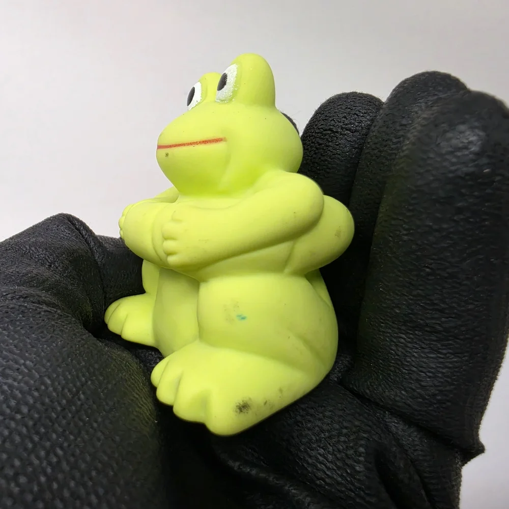 Vital Baby Rubber Frog Green Toys Lot of 3